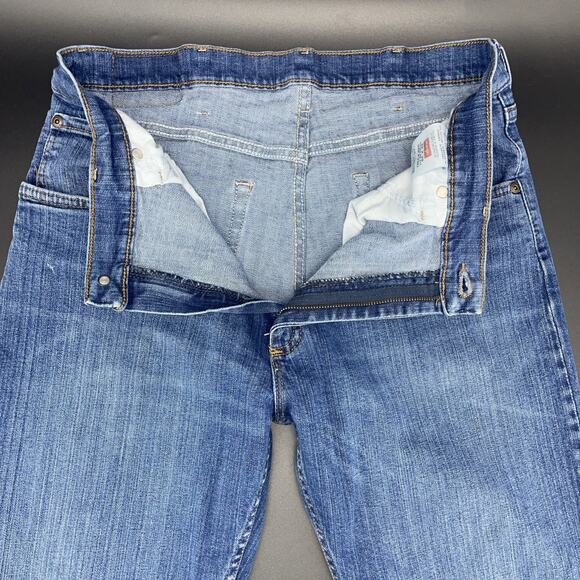 Wrangler Regular Fit Mens 34 x 29 (33 x 28.5 Actually) Denim Jeans 96FXVSD - Picture 4 of 9